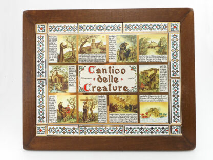 Cantico delle Creature in Ceramica_Art. 806