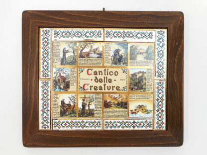 Cantico delle Creature in Ceramica_Art. 807