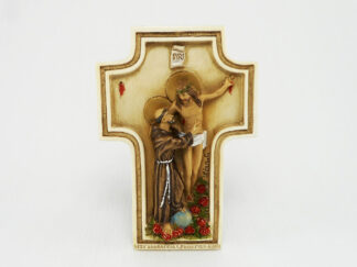Crocefisso S. Francesco in Marmo Resina_Art. 605