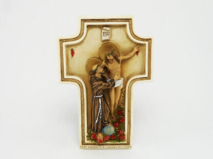 Crocefisso S. Francesco in Marmo Resina_Art. 605
