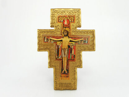 Crocefisso S.Damiano Marmo Resina_Art. 356 - immagine 2